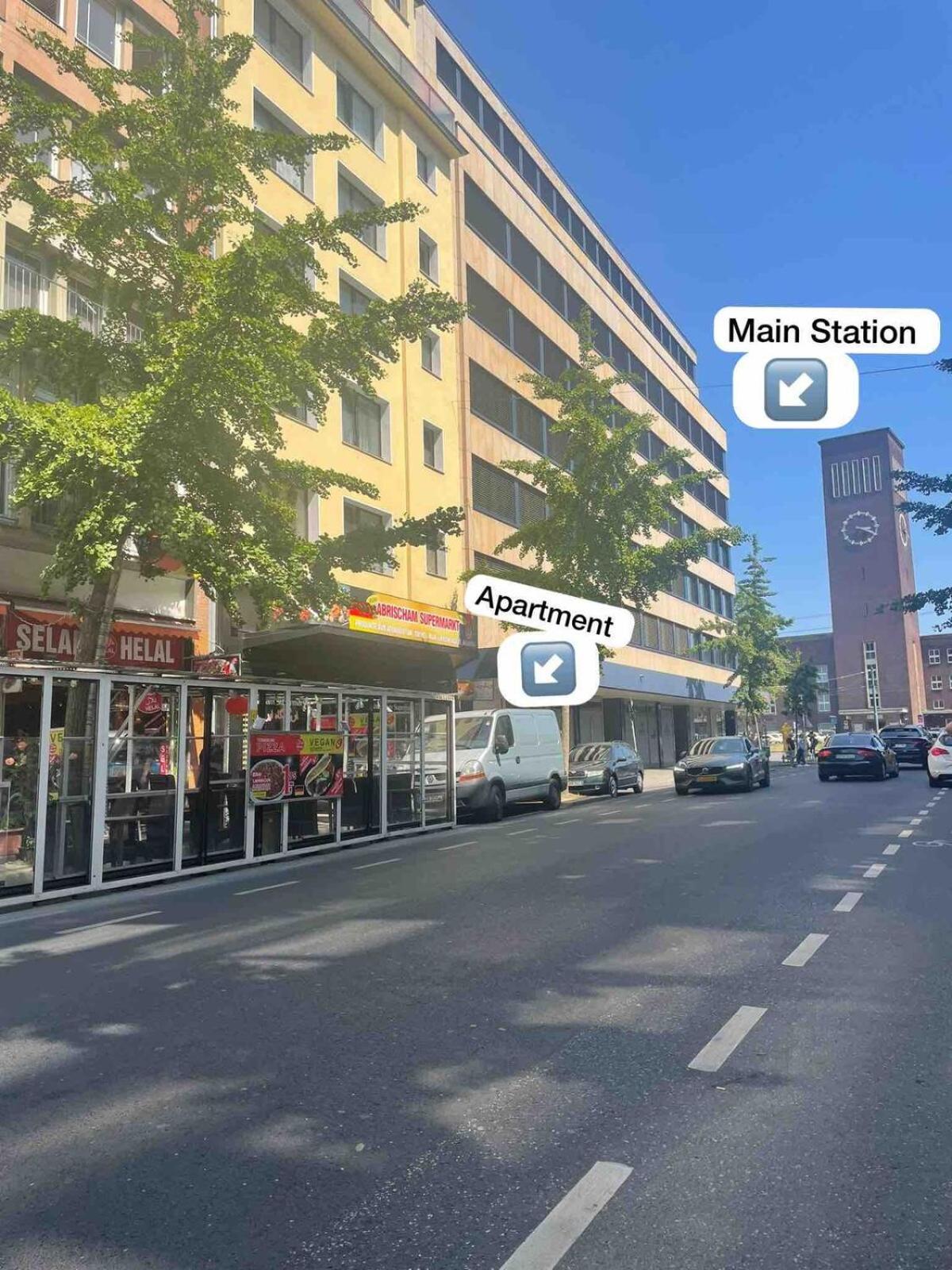 Zentrale Wohnung Direkt Am Hauptbahnhof - Bismarck Ντίσελντορφ Εξωτερικό φωτογραφία